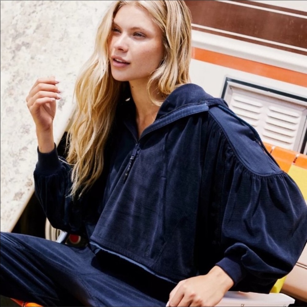 Free People Let It Go Cropped Hoodie